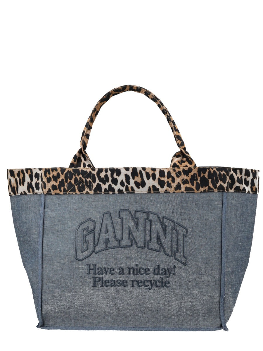 Ganni Women Tote Bag With Logo GANNI