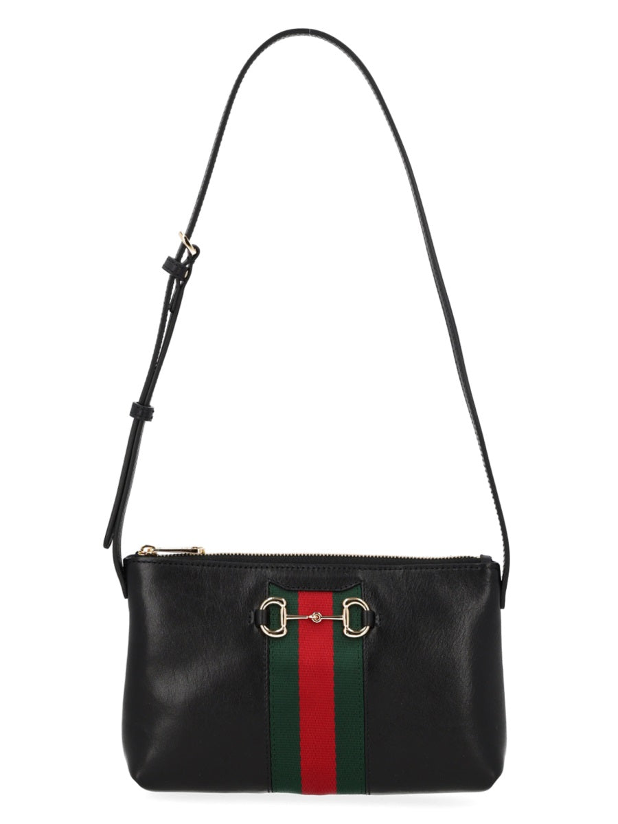 Gucci Women "Horsebit Web" Mini Bag GUCCI