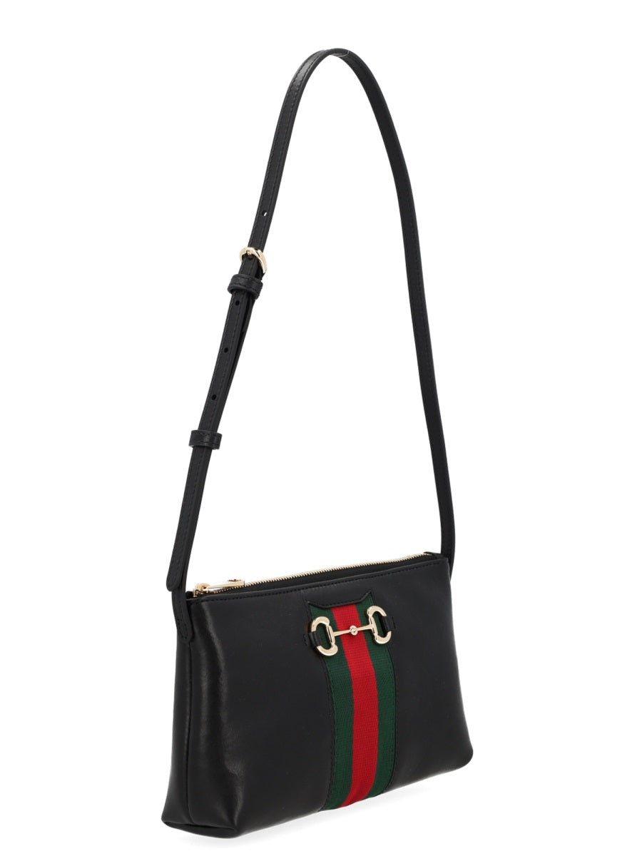 Gucci Women "Horsebit Web" Mini Bag GUCCI