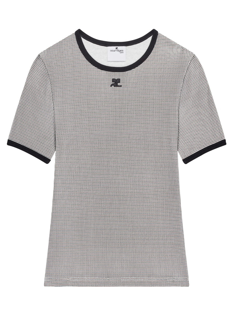 Courreges Women "Signature Contrast" T-Shirt COURREGES