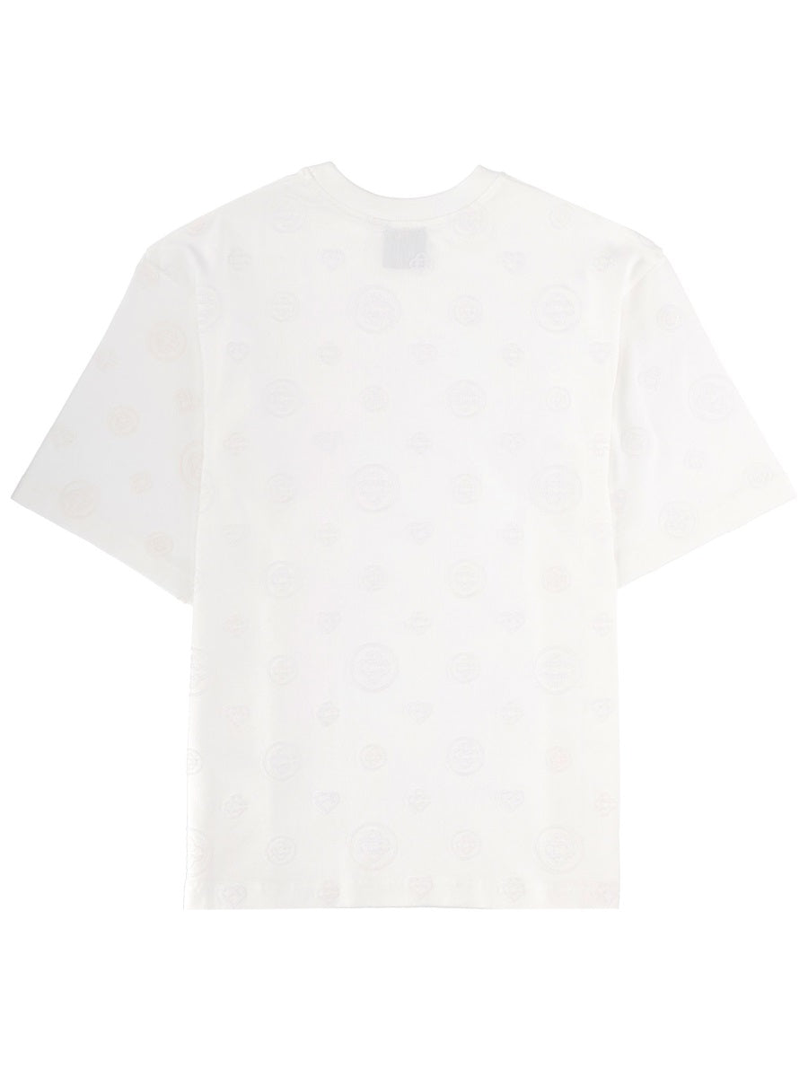 Casablanca Men T-Shirt With Monogram Details CASABLANCA