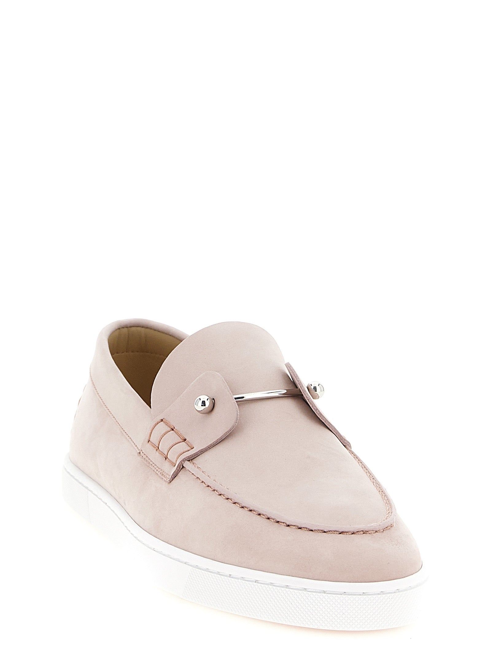 Christian Louboutin Women Loafers With 'Chambeliboat' Metal Detail CHRISTIAN LOUBOUTIN