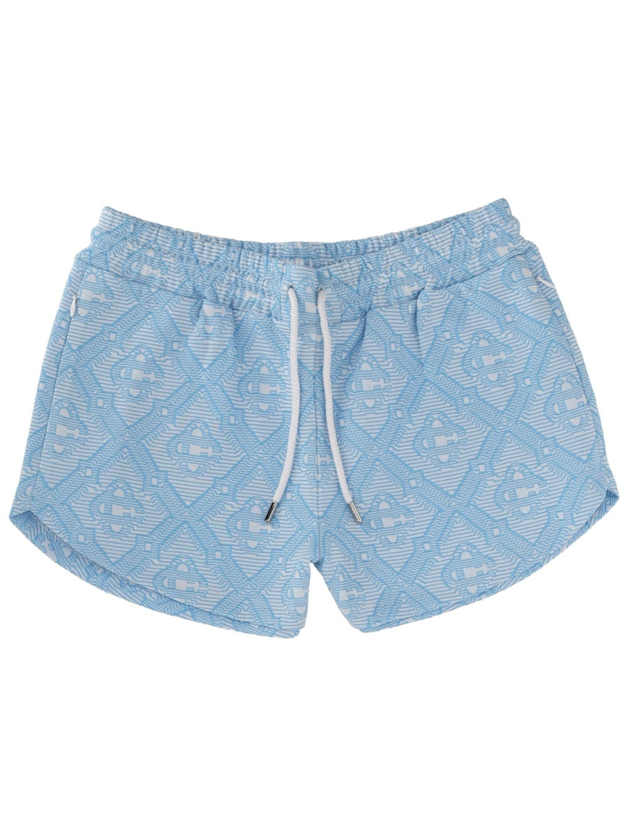 Casablanca Women Monogram Weave Shorts CASABLANCA