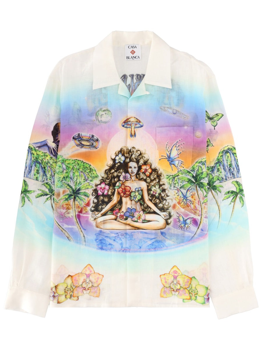Casablanca Men "Innocence" Shirt With Print CASABLANCA