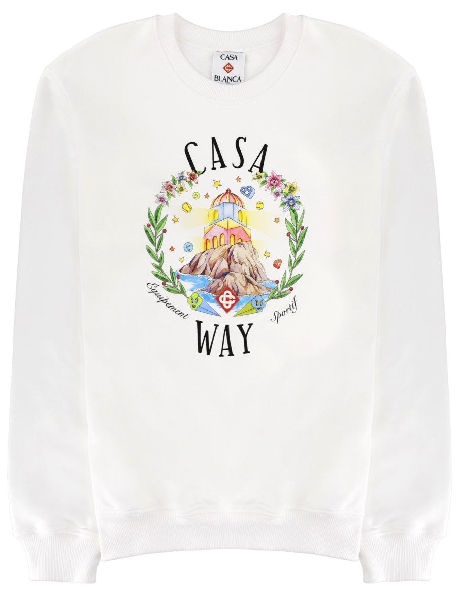 Casablanca Men "Home Way" Sweatshirt CASABLANCA