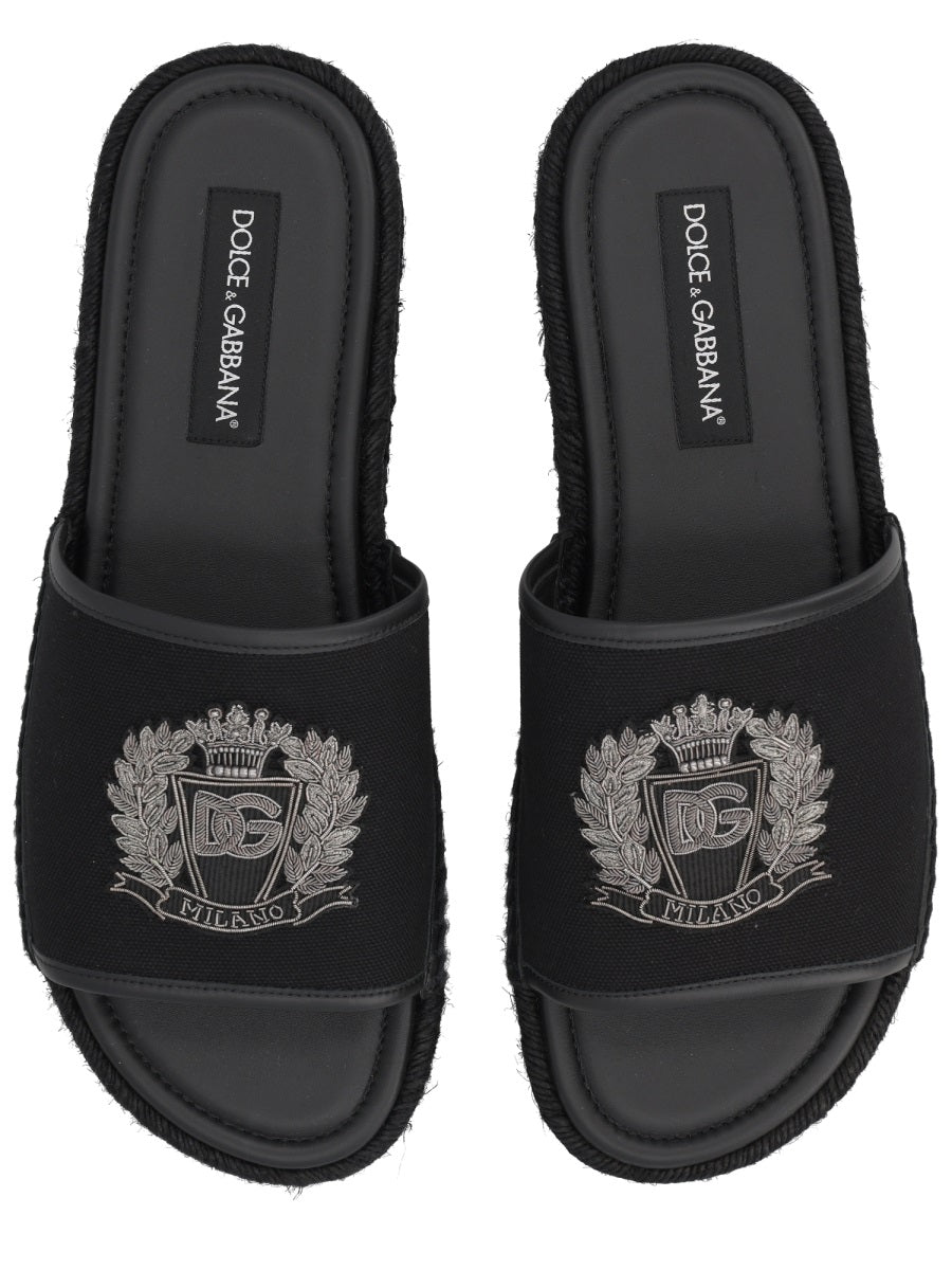 Dolce & Gabbana Men Espadrille With Logo DOLCE & GABBANA