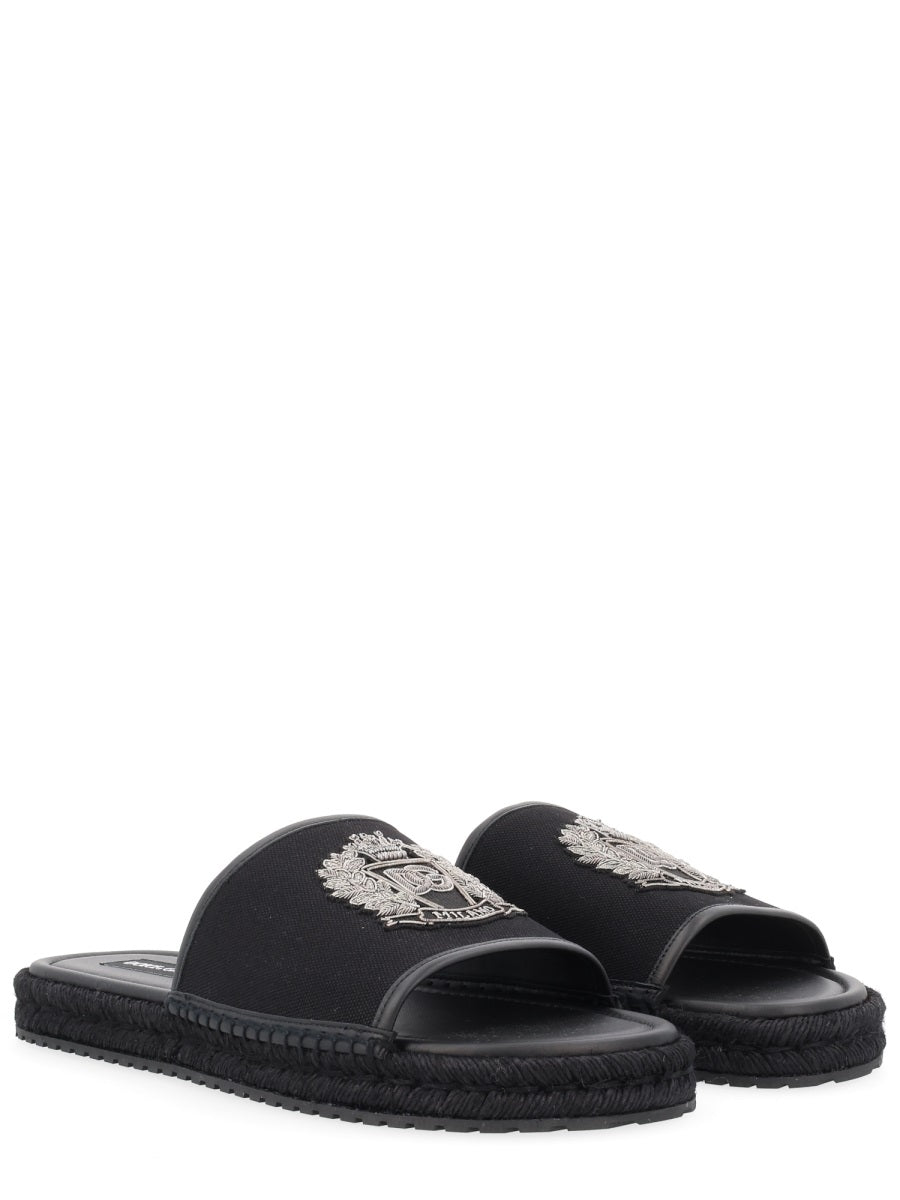 Dolce & Gabbana Men Espadrille With Logo DOLCE & GABBANA
