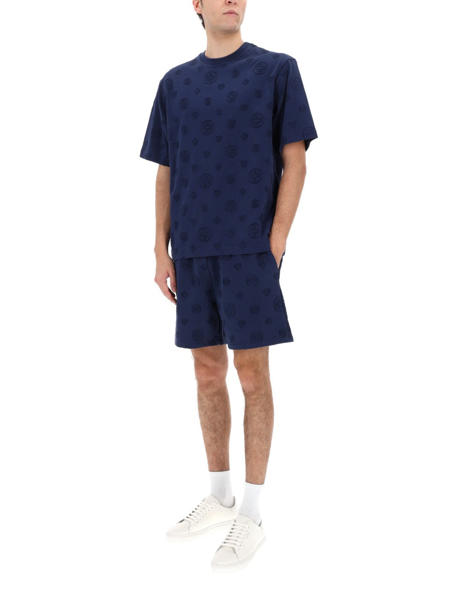 Casablanca Men T-Shirt With Monogram Details CASABLANCA