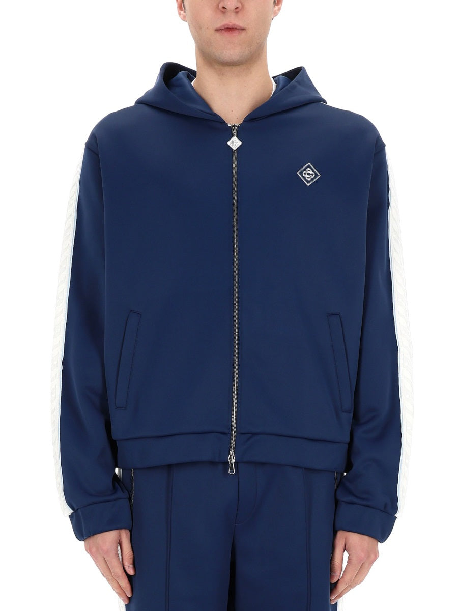 Casablanca Men Zipper Hoodie CASABLANCA