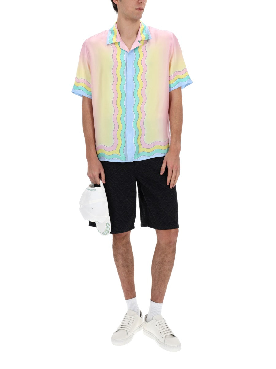 Casablanca Men "Laser Monogram" Shorts CASABLANCA