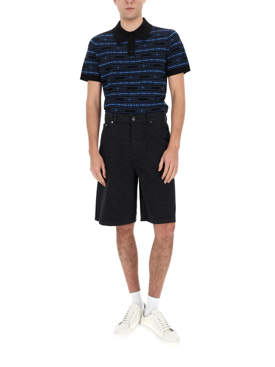 Casablanca Men Polo "Sound Wave" CASABLANCA