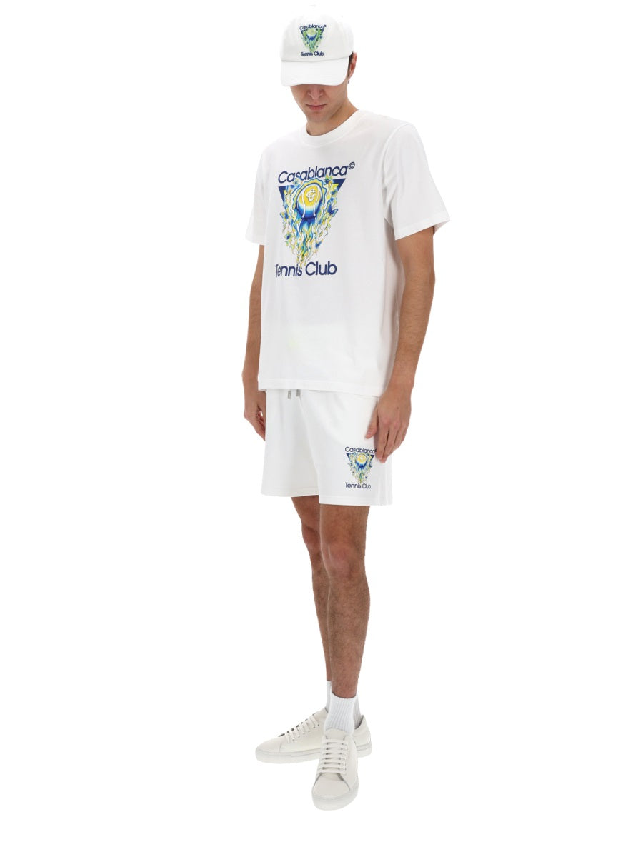 Casablanca Men Shorts With Logo CASABLANCA