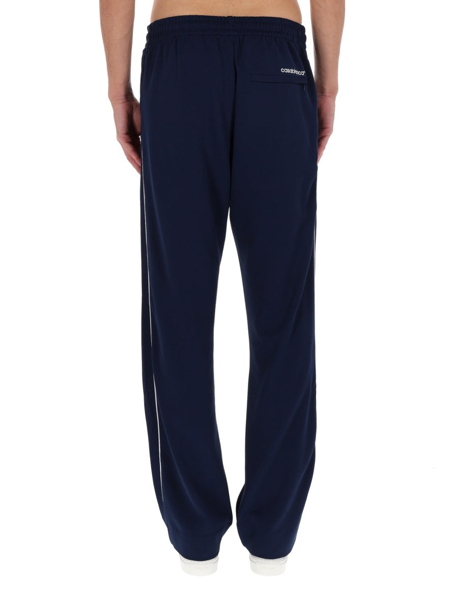 Casablanca Men Piquet Track Pants CASABLANCA