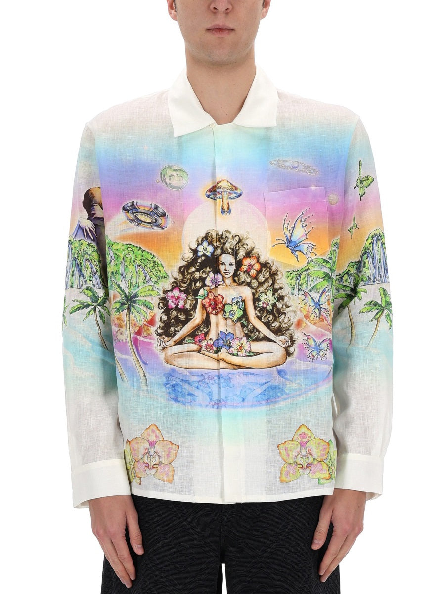 Casablanca Men "Innocence" Shirt With Print CASABLANCA