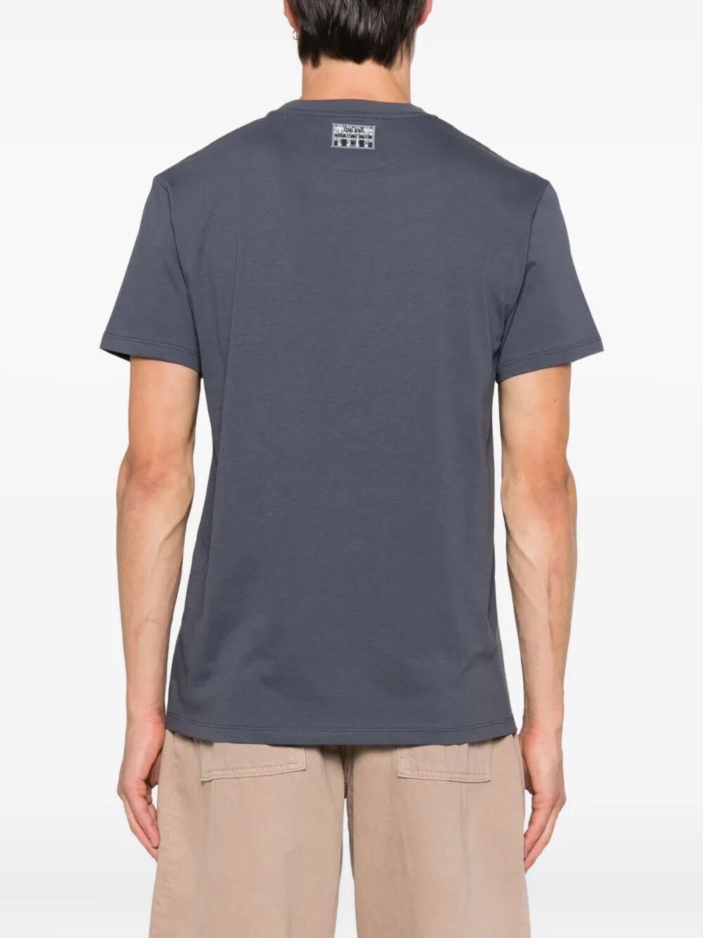 Fendi Men Ff Postcards Logo Print Cotton T-Shirt FENDI