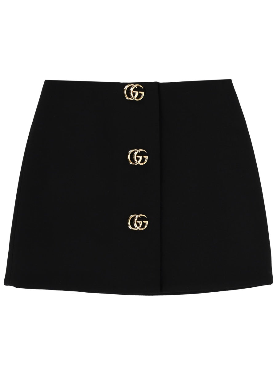 Gucci Women Miniskirt With Buttons GUCCI