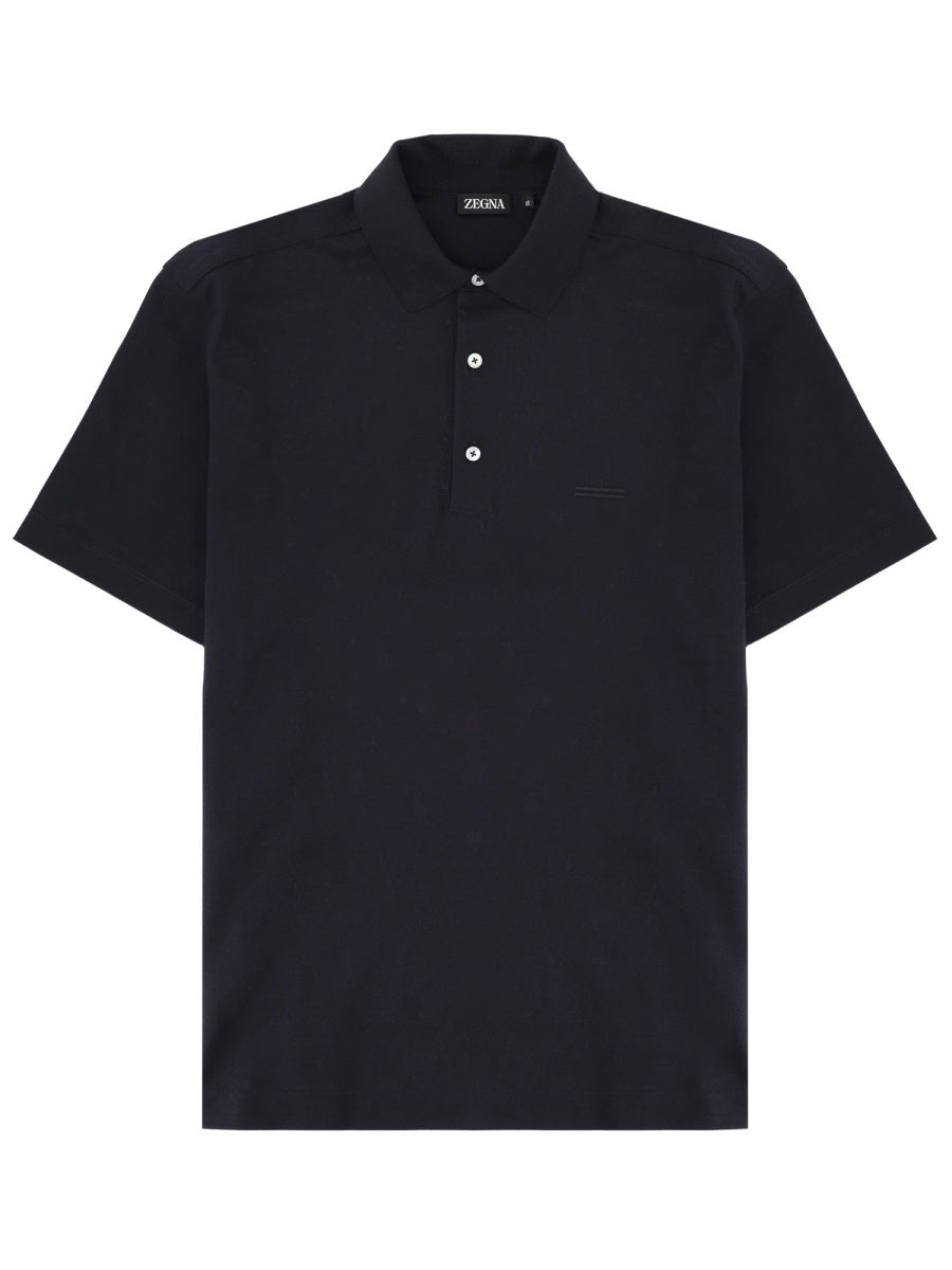 Zegna Men Regular Fit Polo Shirt ZEGNA