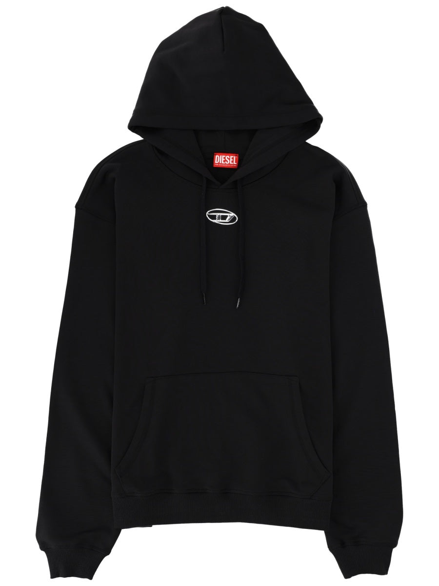 Diesel Men "S-Norm-Hood-Iod" Sweatshirt DIESEL
