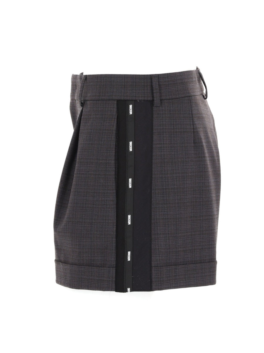 Moschino Women Shorts With Logo Ribbon MOSCHINO