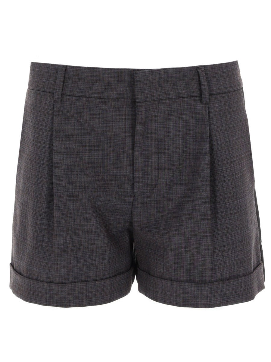 Moschino Women Shorts With Logo Ribbon MOSCHINO