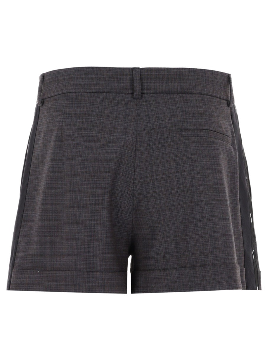 Moschino Women Shorts With Logo Ribbon MOSCHINO