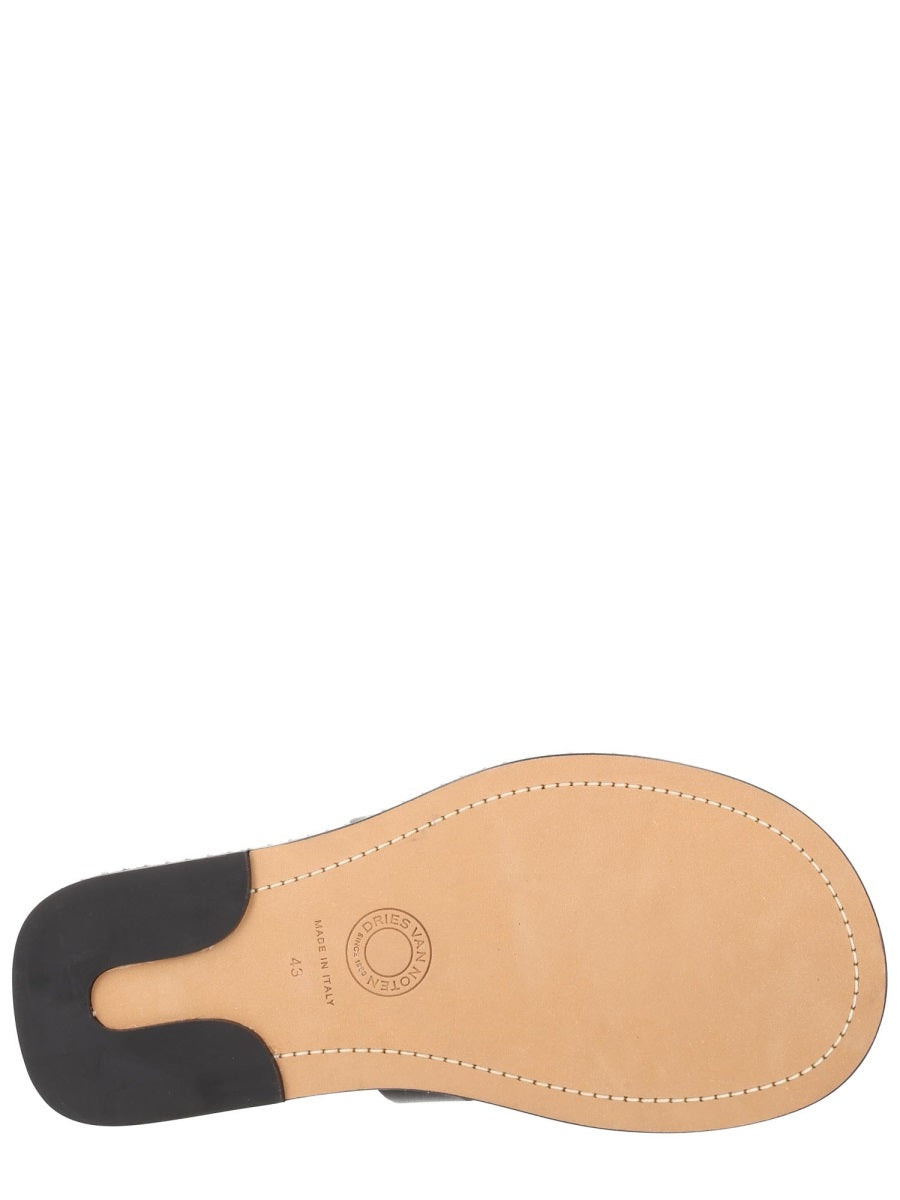 Dries Van Noten Men Leather Sandal DRIES VAN NOTEN