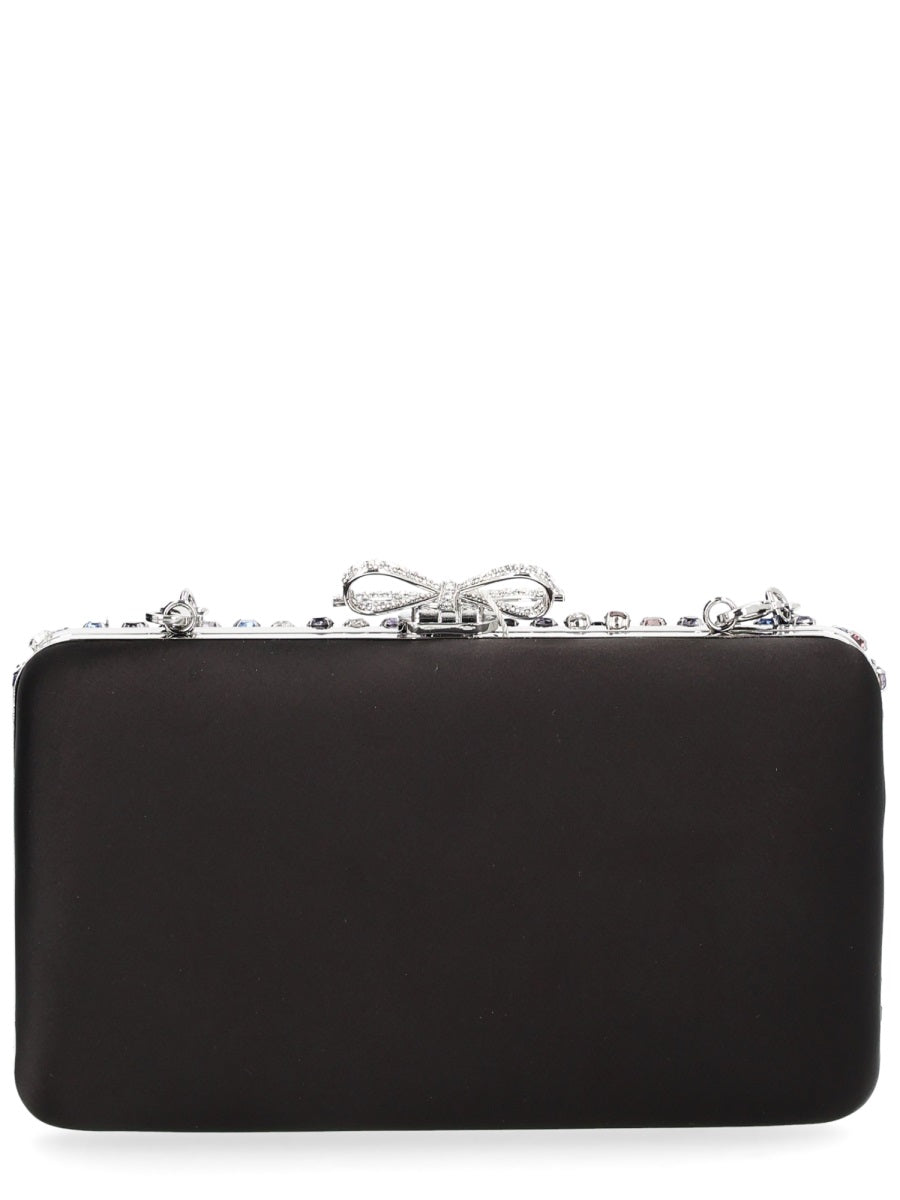 Self-Portrait Women "Crystal Chainmail" Clutch Bag SELF-PORTRAIT