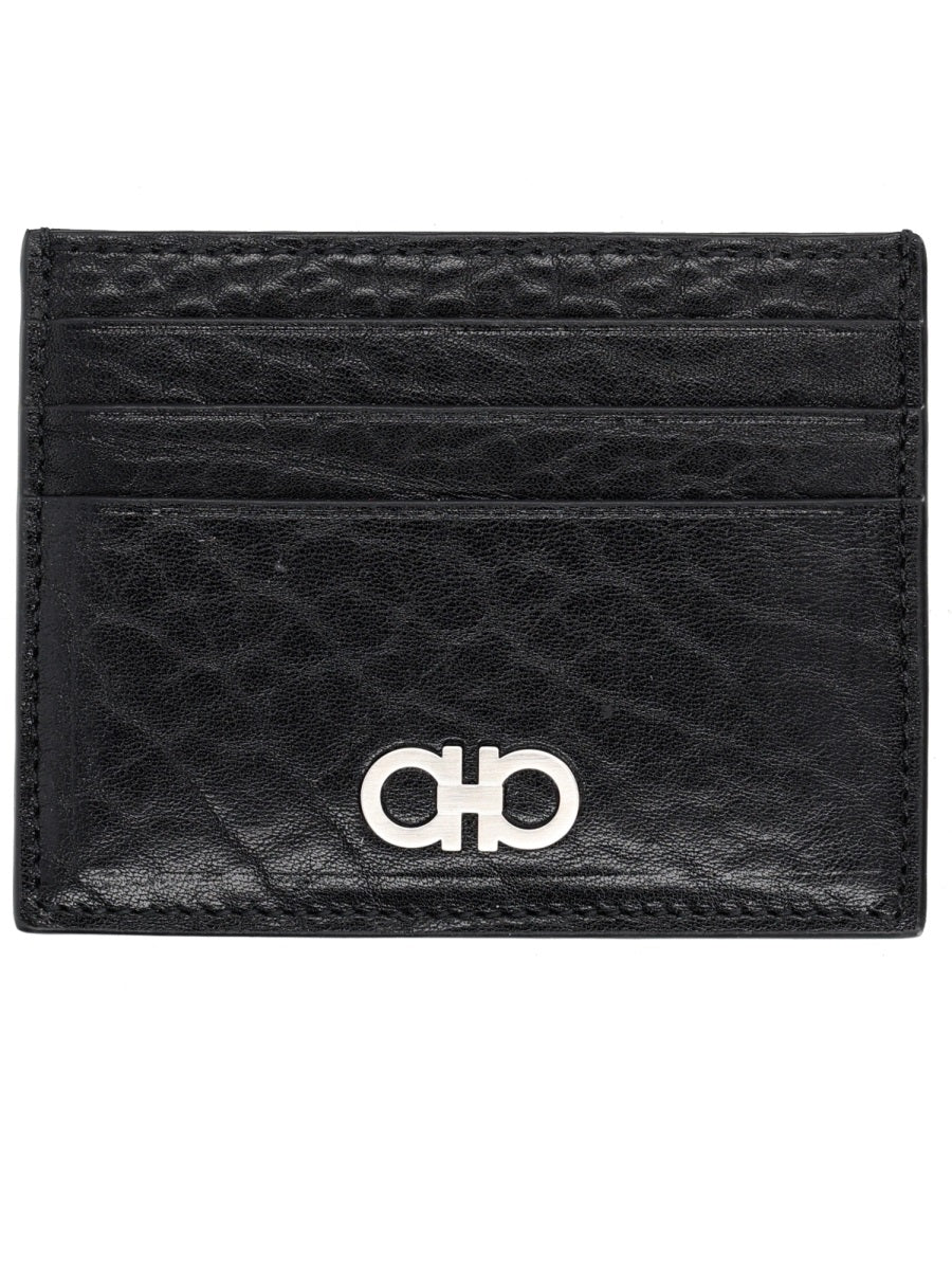 Ferragamo Men Card Holder With Logo FERRAGAMO