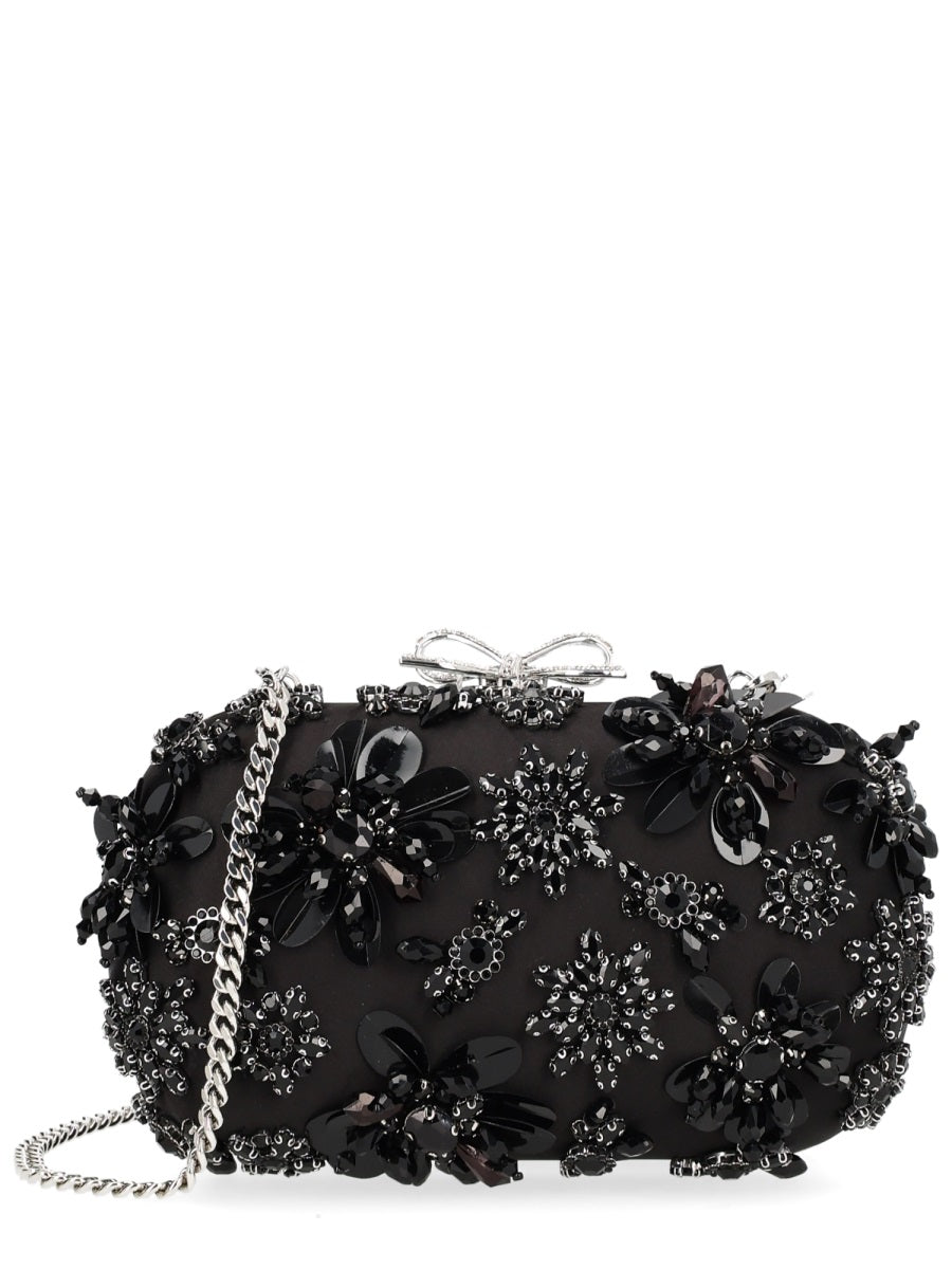 Self-Portrait Women "Floral Crystal" Clutch Bag SELF-PORTRAIT