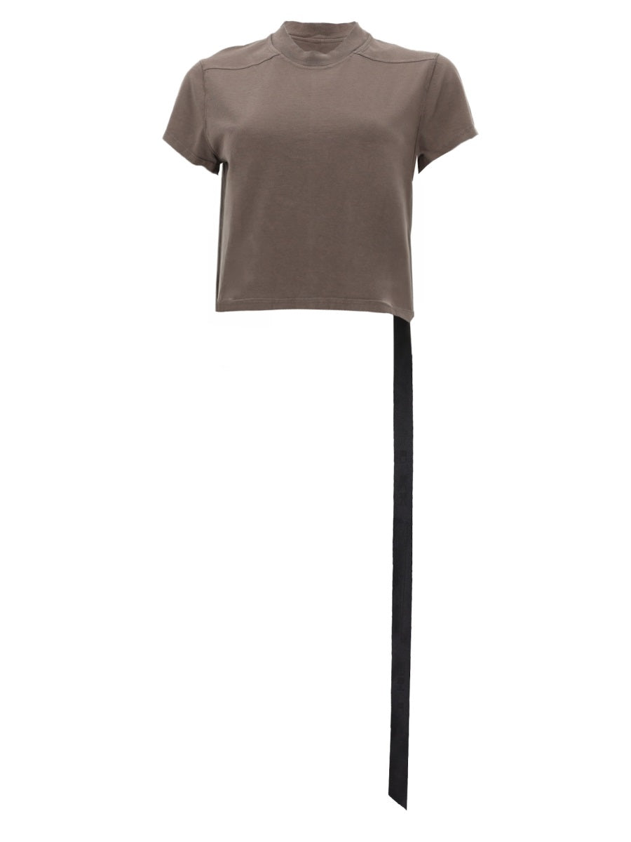 Rick Owens Drkshdw Women "Cropped Small Level T" T-Shirt RICK OWENS