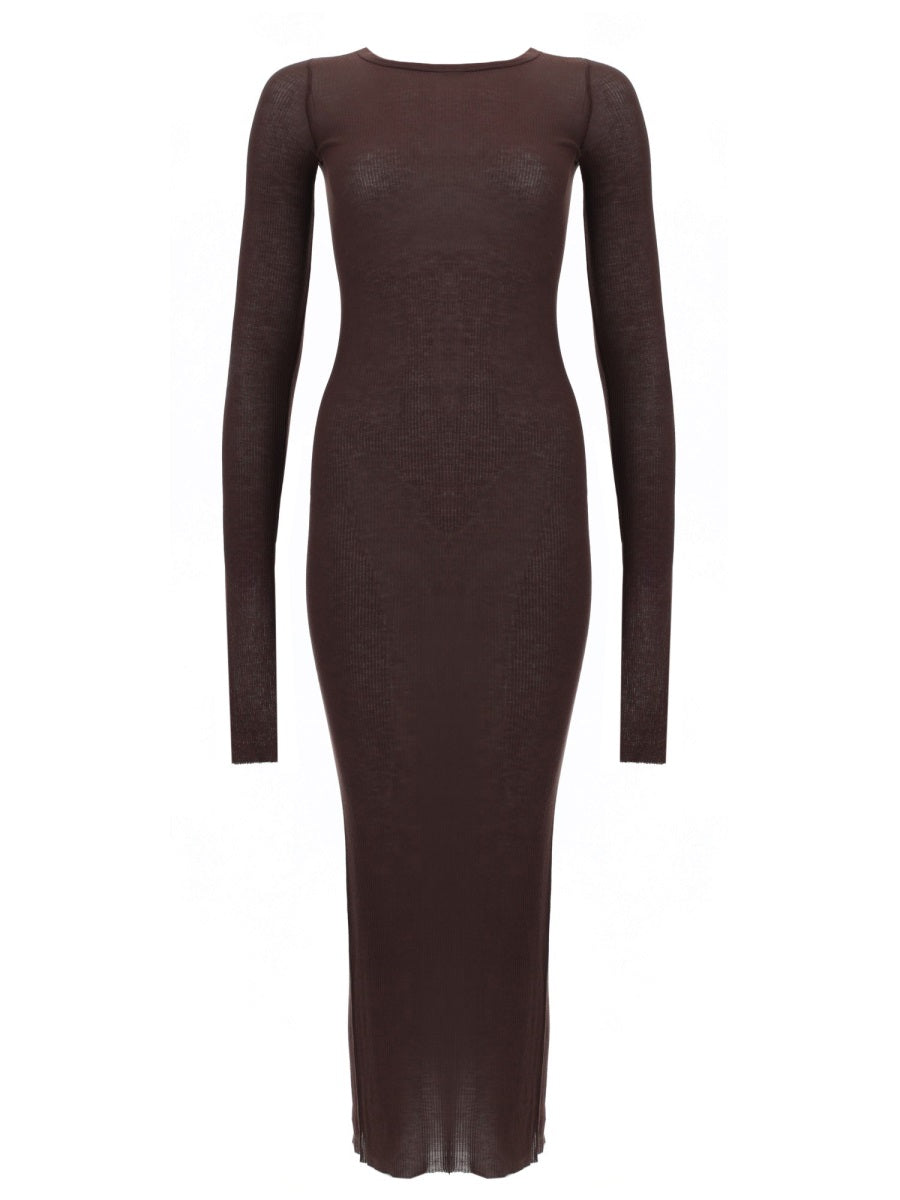 Rick Owens Women Long-Sleeved Midi Dress RICK OWENS