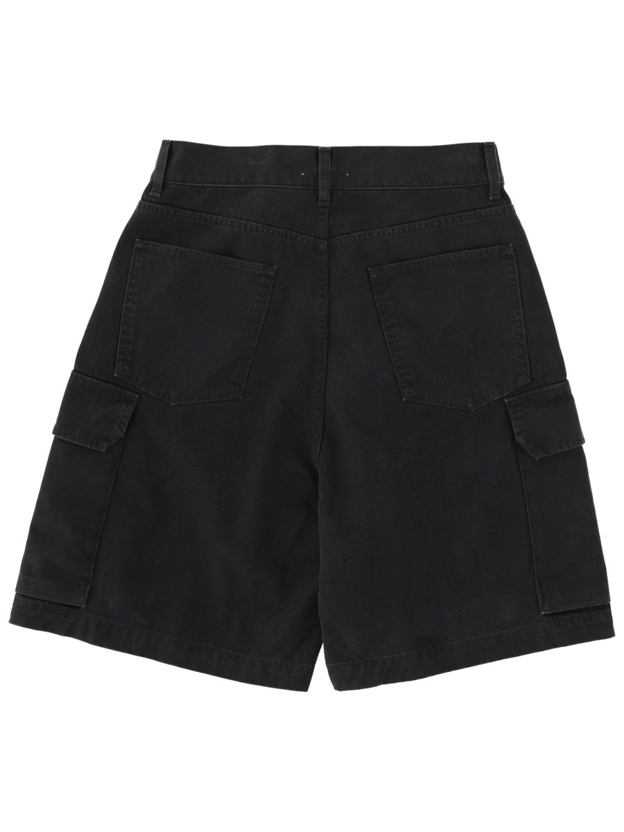 Jw Anderson Men Shorts With Logo Patch J.W. ANDERSON