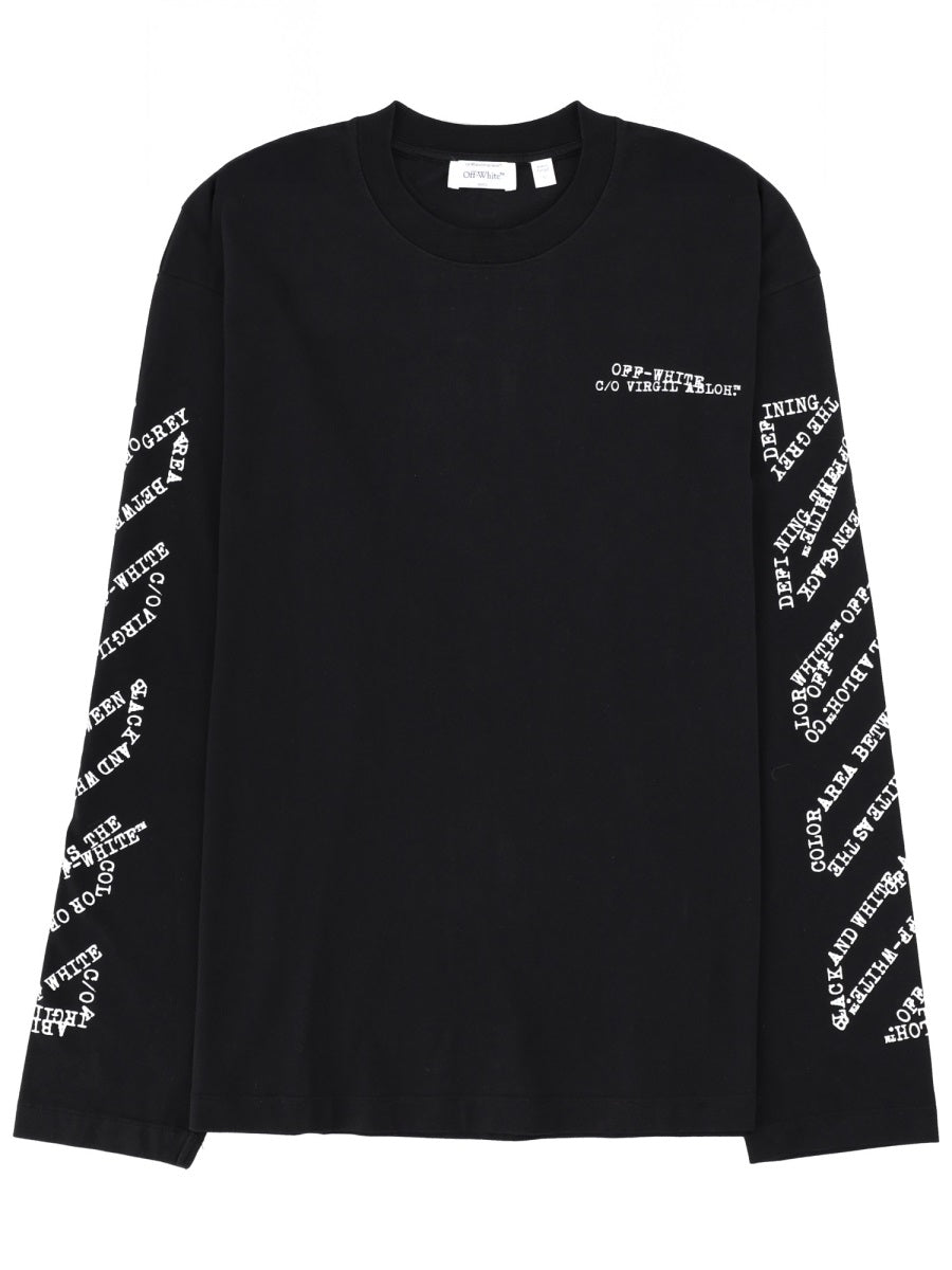 Off-White Men T-Shirt With Logo OFF-WHITE