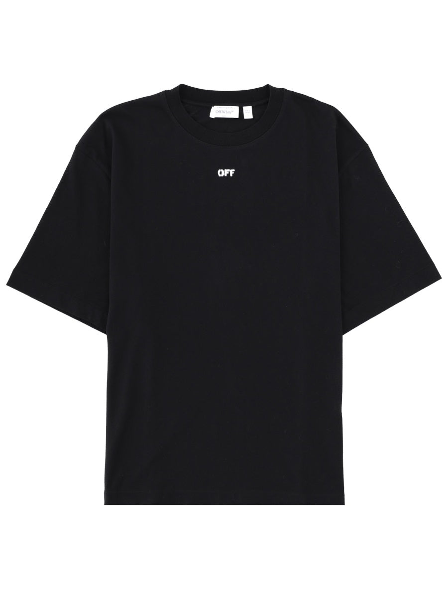 Off-White Men T-Shirt With Logo OFF-WHITE