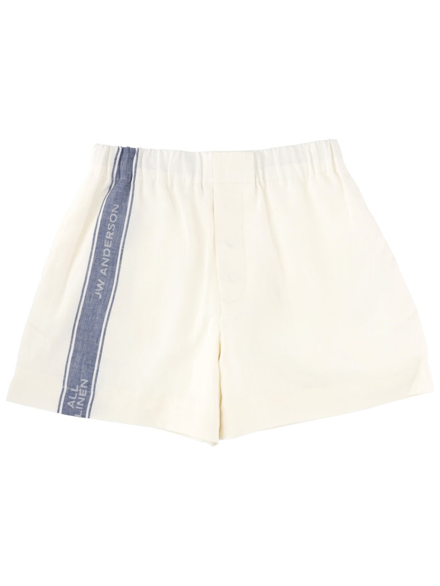 Jw Anderson Women Shorts With Logo J.W. ANDERSON