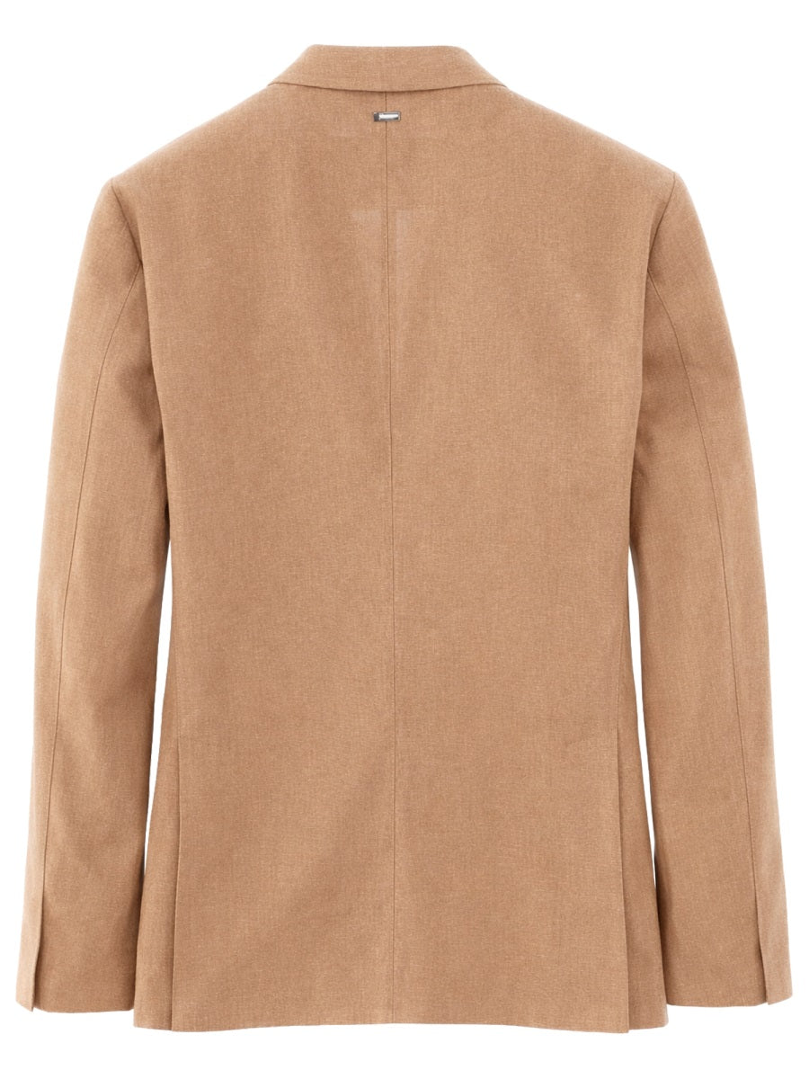 Herno Men Single-Breasted Linen Jacket HERNO