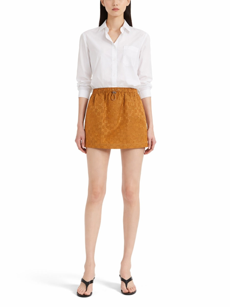 Gucci Women Miniskirt With "Gg" Texture GUCCI