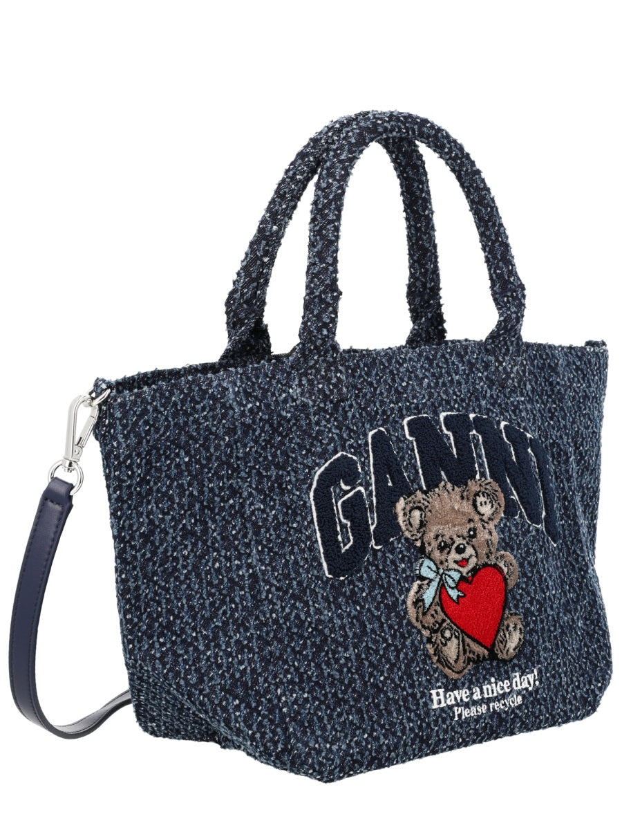 Ganni Women Tote Bag With Logo GANNI