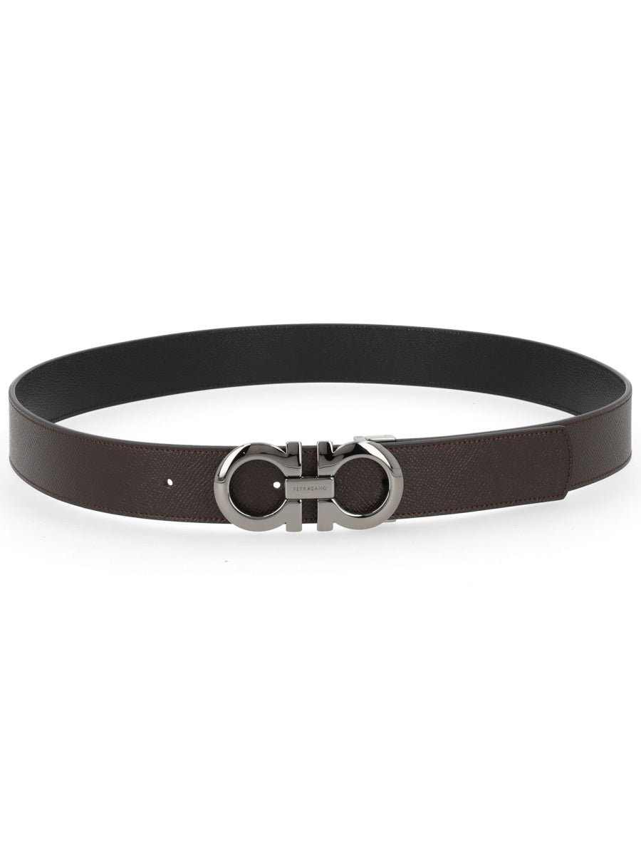 Ferragamo Men Reversible "Hooks" Belt FERRAGAMO