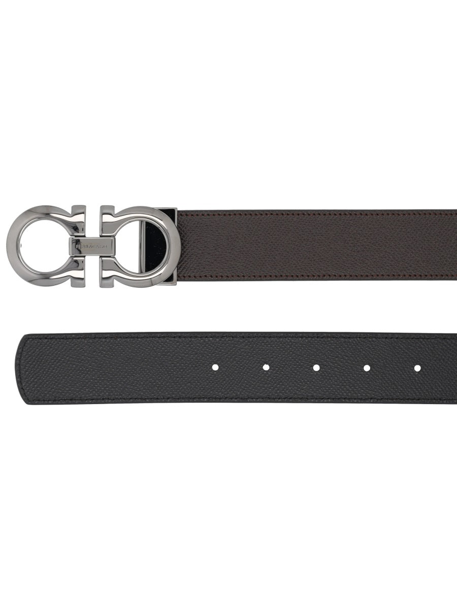 Ferragamo Men Reversible "Hooks" Belt FERRAGAMO