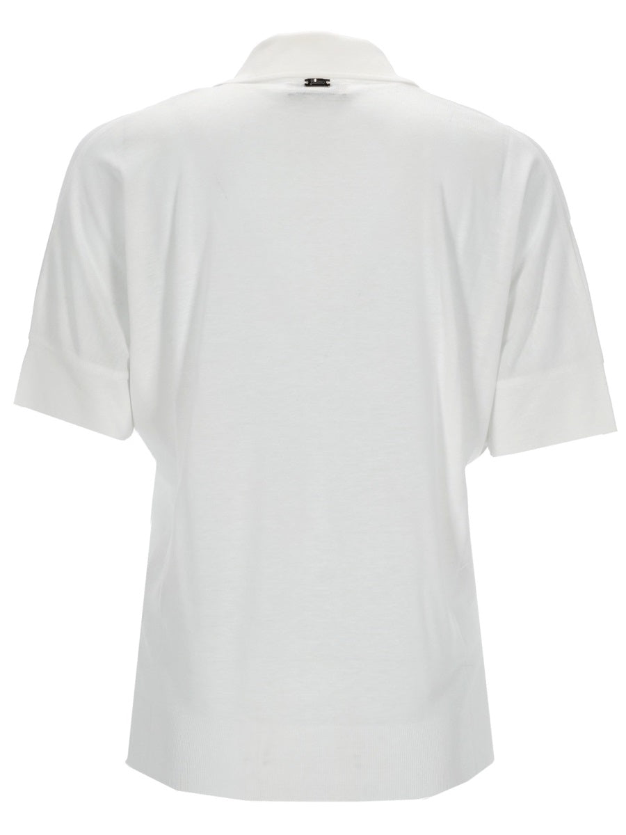 Herno Women Cotton Blend Polo Shirt HERNO
