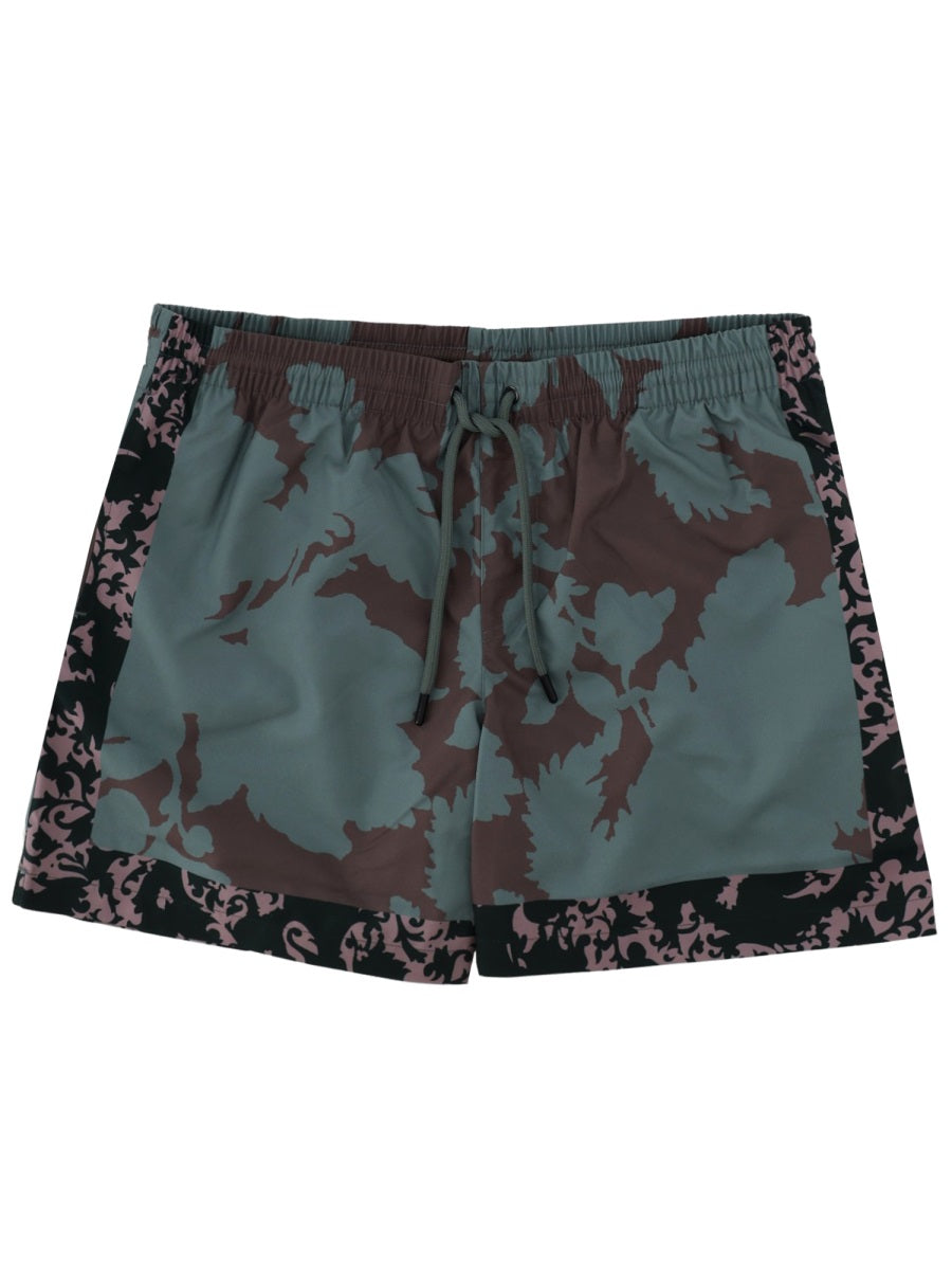 Dries Van Noten Men Costume Da Bagno Con Stampa Floreale DRIES VAN NOTEN