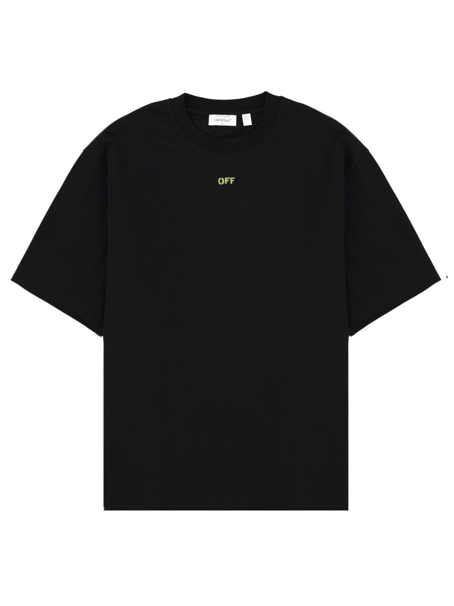Off-White Men T-Shirt With Logo OFF-WHITE