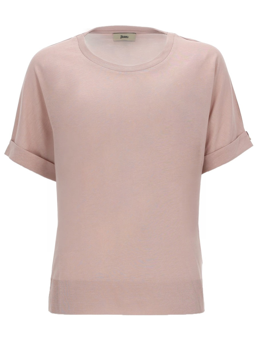 Herno Women Cotton Blend T-Shirt HERNO
