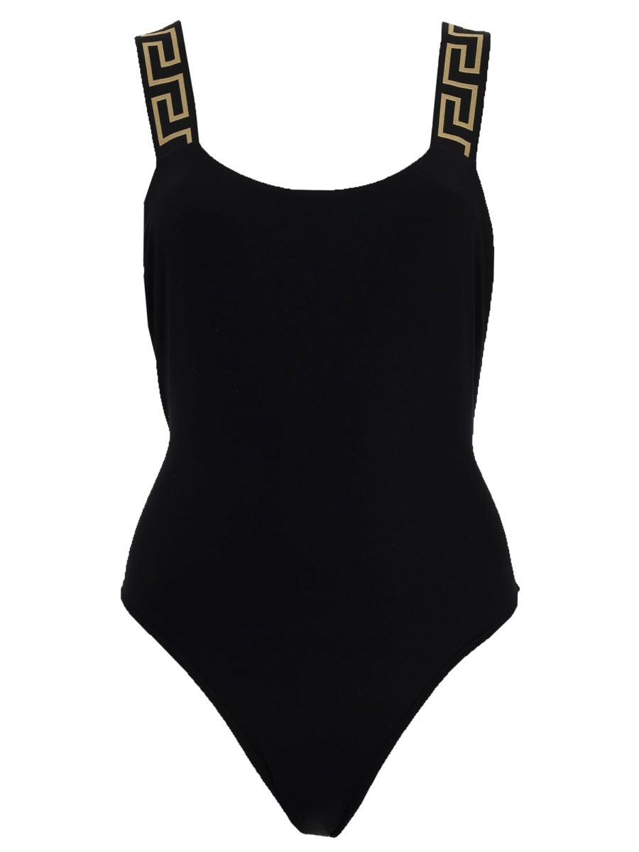 Versace Women One Piece Swimsuit With "Greek" Detail VERSACE
