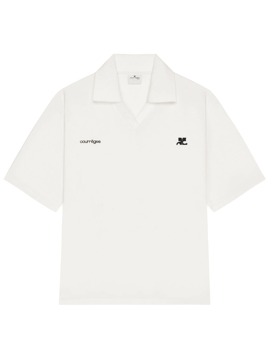 Courreges Women Polo With Logo COURREGES