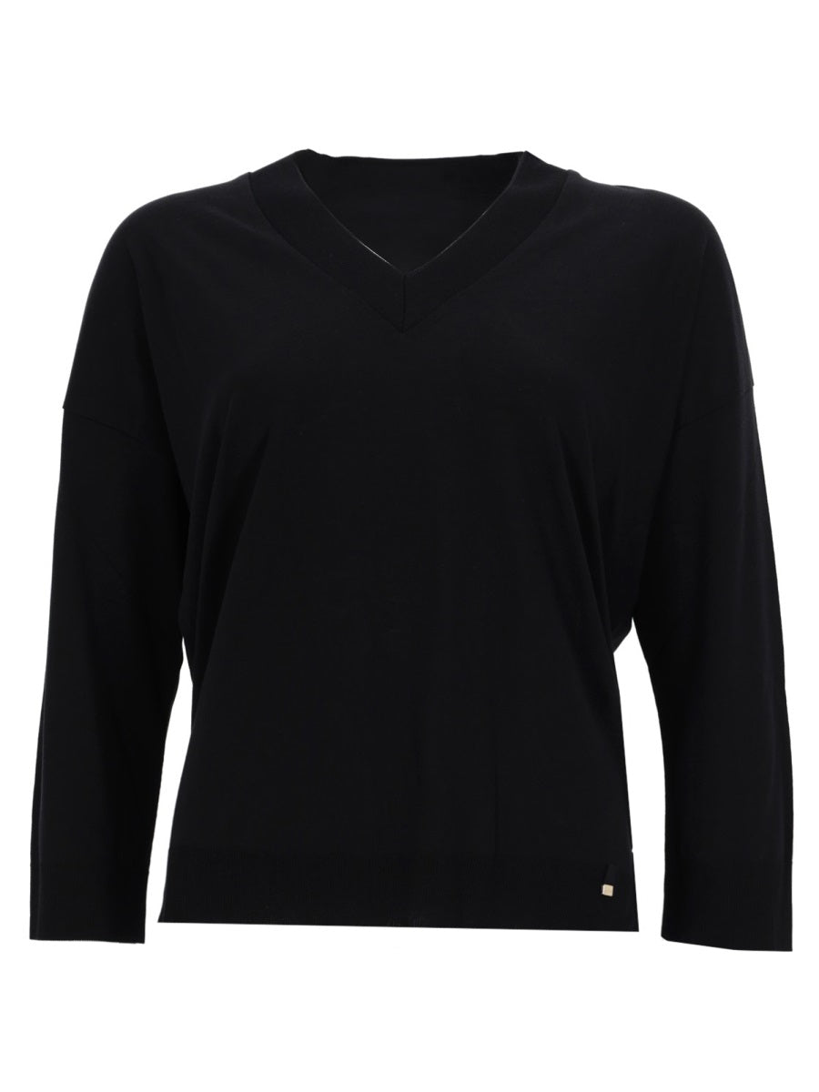 Herno Women V-Neck T-Shirt HERNO
