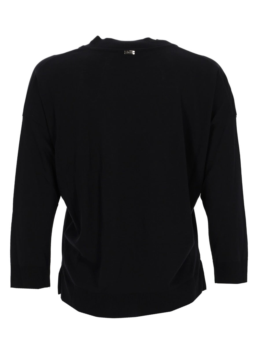 Herno Women V-Neck T-Shirt HERNO