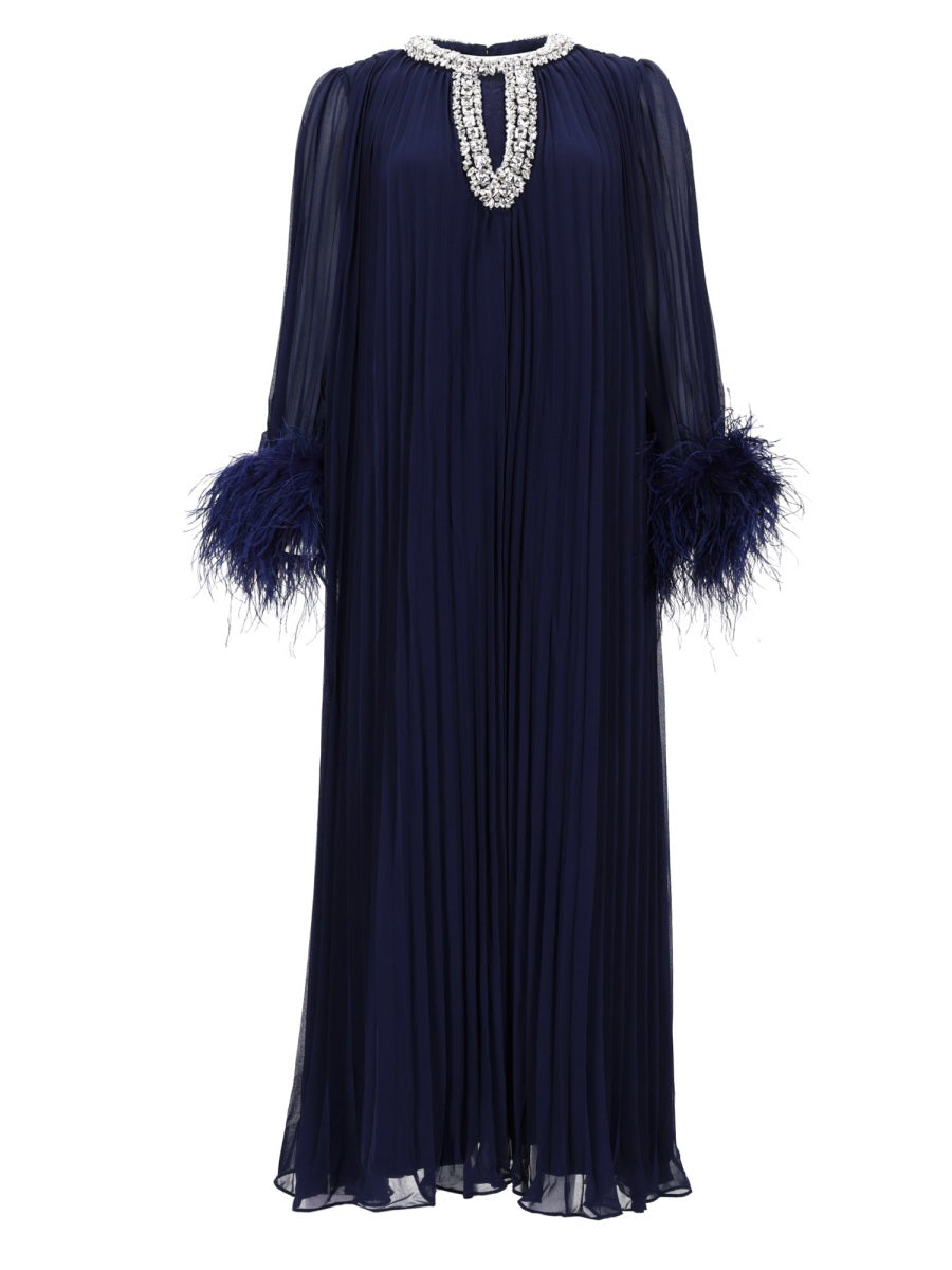 Self-Portrait Women Chiffon Midi Dress SELF-PORTRAIT