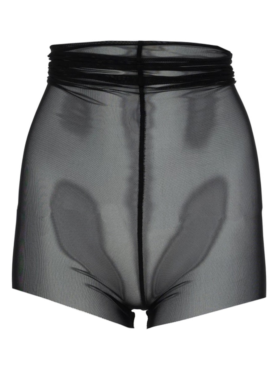 Rick Owens Women Semi-Transparent High-Waisted Shorts RICK OWENS